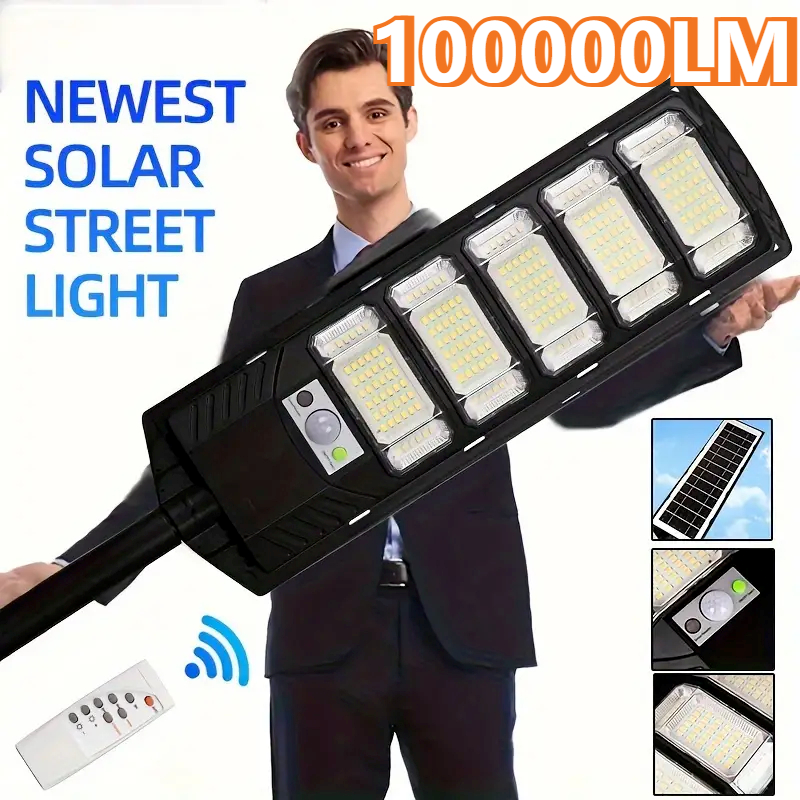 Outdoor Power Post - 100000LM Solar Light Commercial LED Outdoor