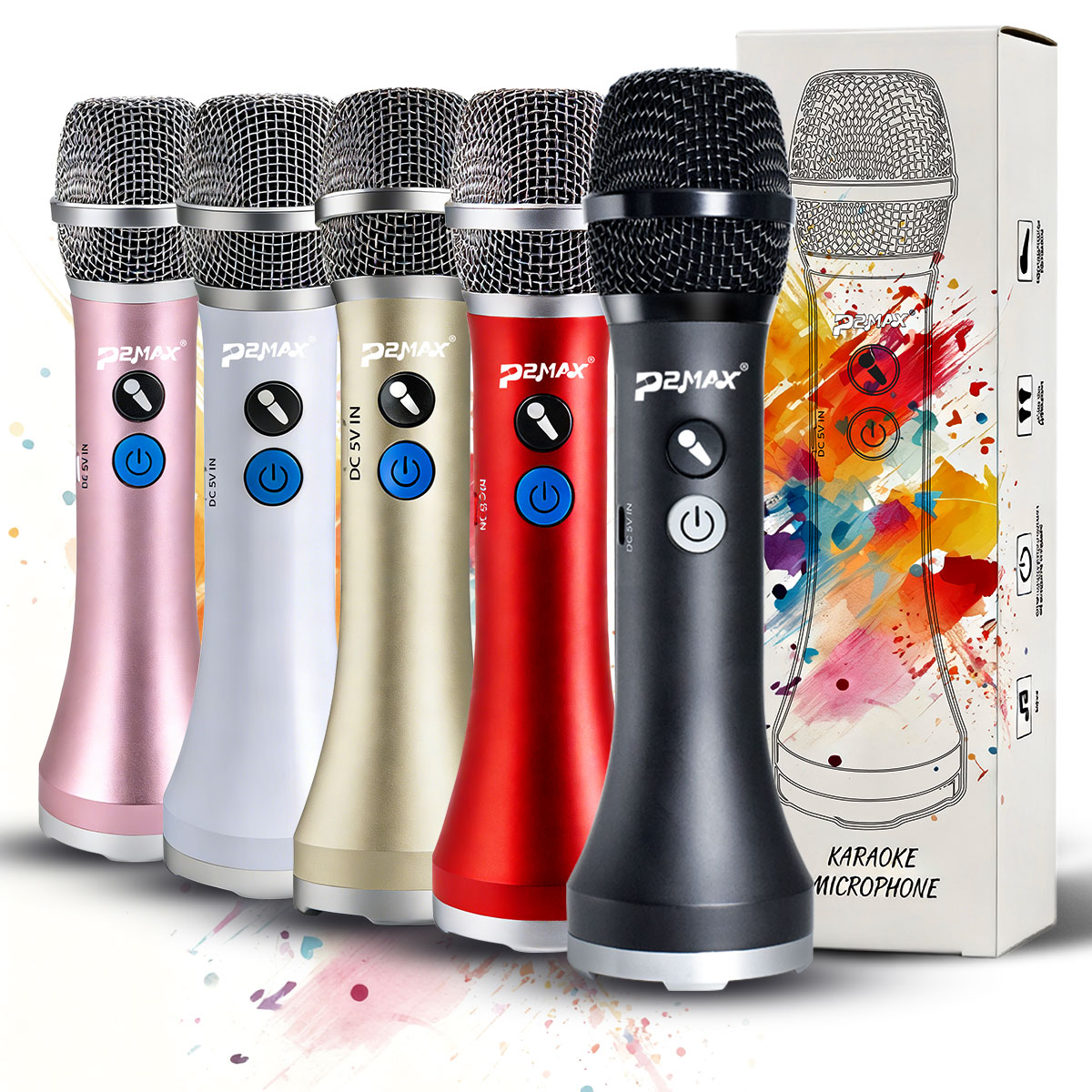Outdoor Power Kit - Ultra Powerful Microphone Karaoke Megaphone Mic