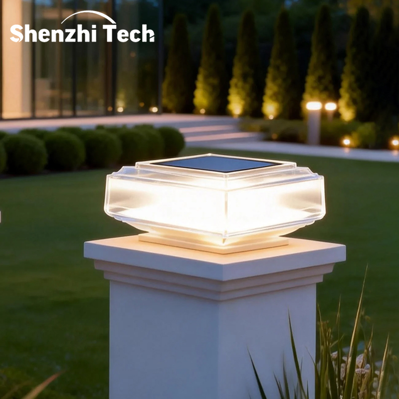 Modern Transparent Solar Post  - đánh giá và giá Outdoor Power Post