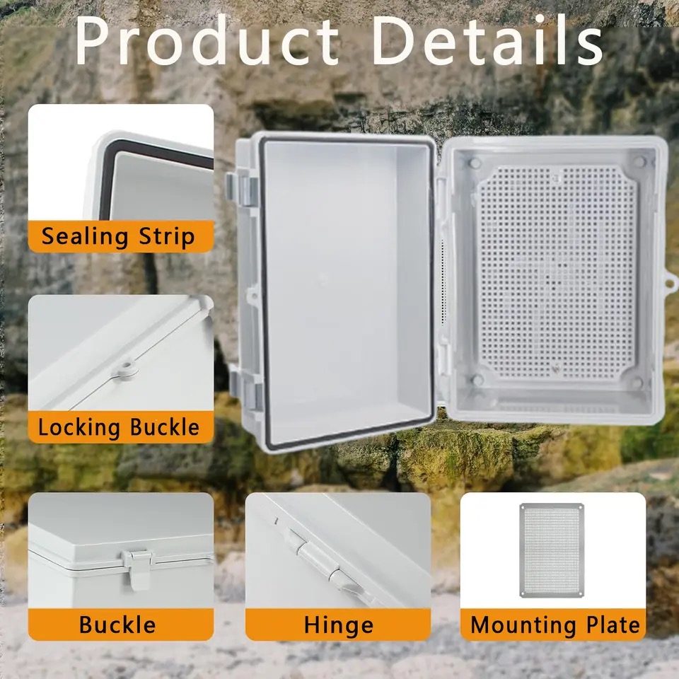 Outdoor IP66 Abs Pc Hinged Pla - đánh giá và giá Outdoor Power Junction Box