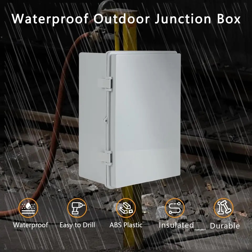 Outdoor IP66 Abs Pc Hinged Pla - đánh giá và giá Outdoor Power Junction Box