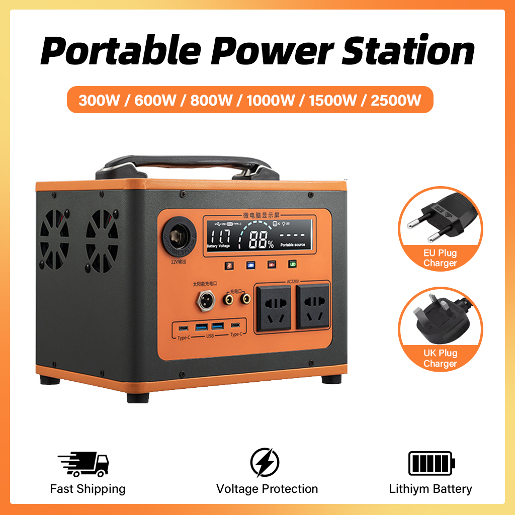 Portable Power Station 300/600 - đánh giá và giá Outdoor Power Kit