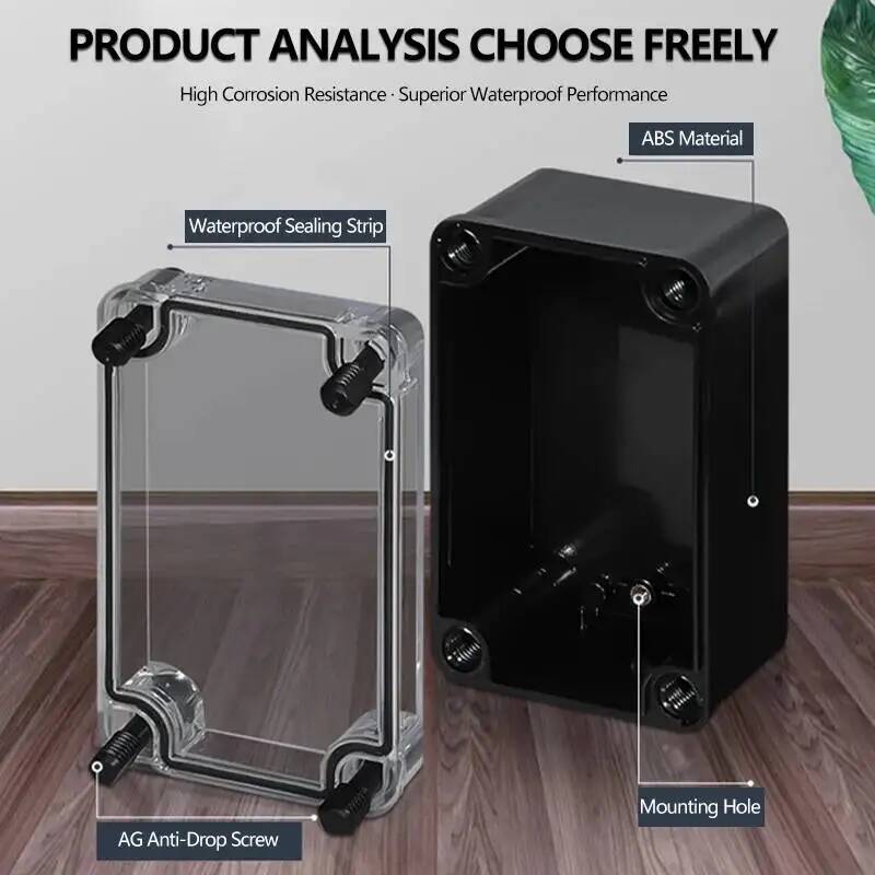 2pcs Transparent Cover Waterpr - đánh giá và giá Outdoor Power Junction Box