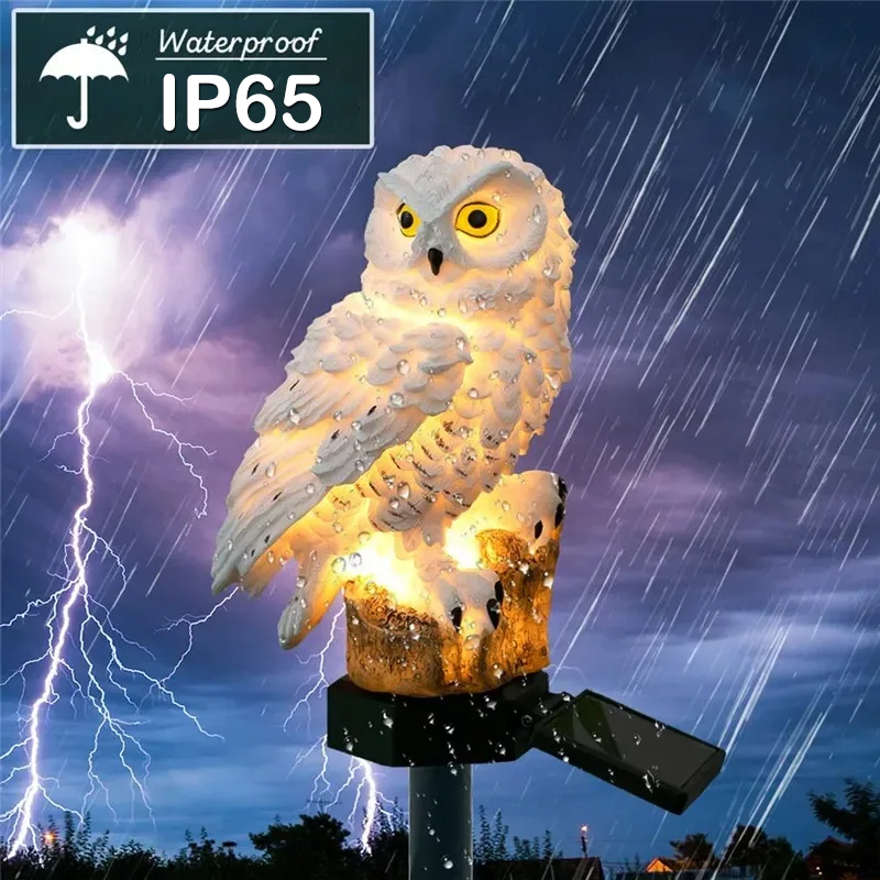 Solar Lamp Owl Animal Solar Ga - đánh giá và giá Outdoor Power House