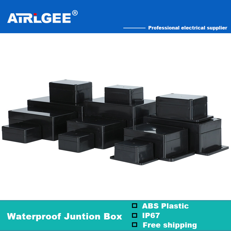 Black Waterproof Junction Box  - đánh giá và giá Outdoor Power Junction Box