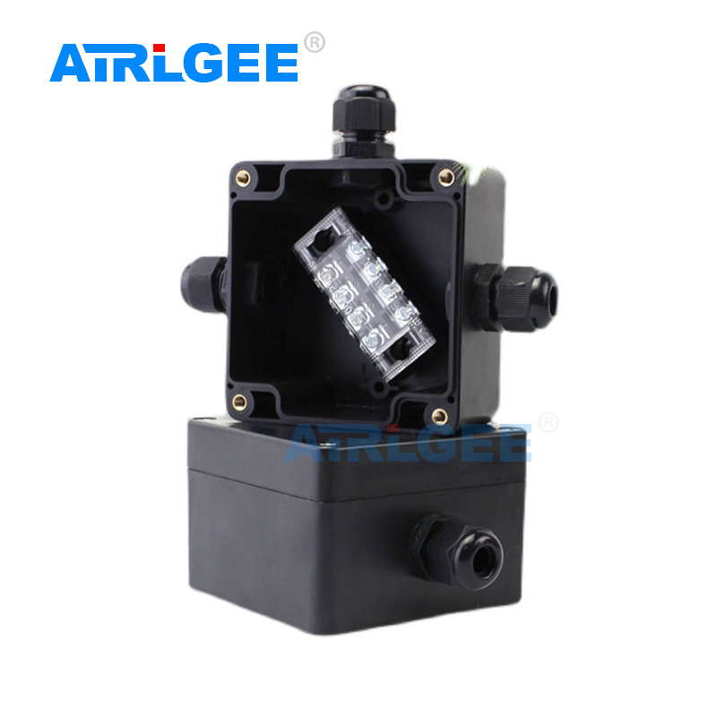 Black Waterproof Junction Box  - đánh giá và giá Outdoor Power Junction Box