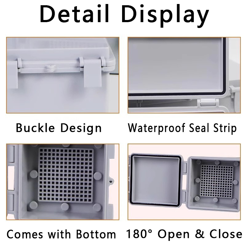 IP66 Waterproof Electrical Jun - đánh giá và giá Outdoor Power Junction Box
