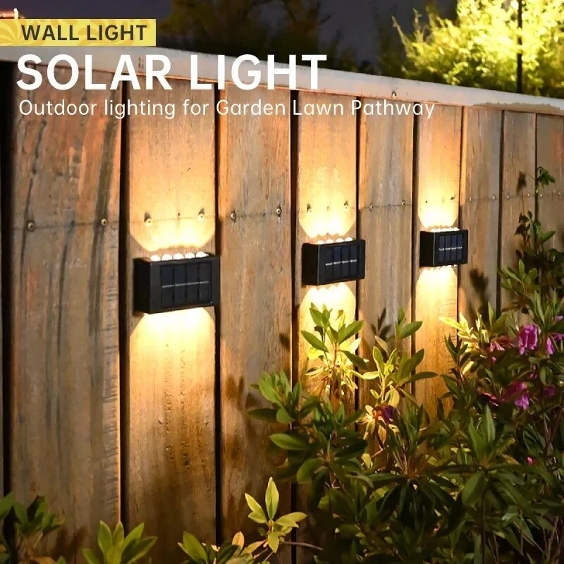 4/6/8/10LEDs Solar Wall Lamp Y - đánh giá và giá Outdoor Power Post