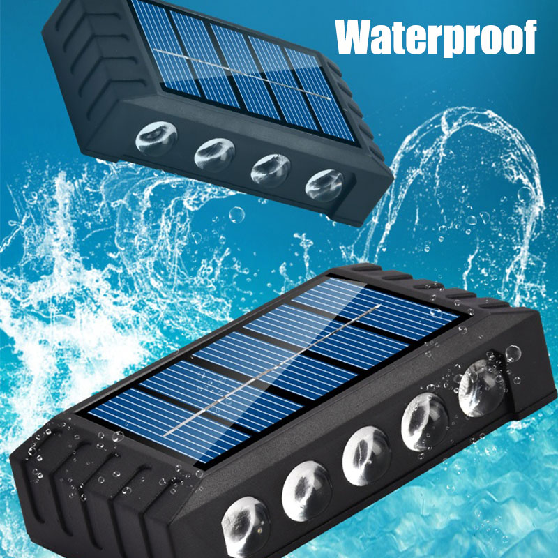 4/6/8/10LEDs Solar Wall Lamp Y - đánh giá và giá Outdoor Power Post