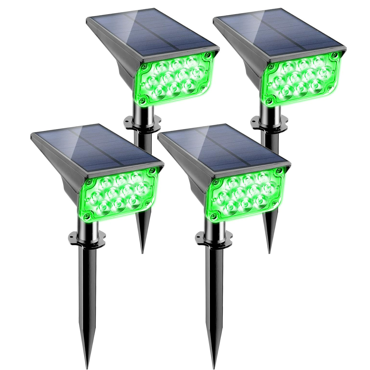 4pcs Solar Spotlight Outdoor G - đánh giá và giá Outdoor Power Post
