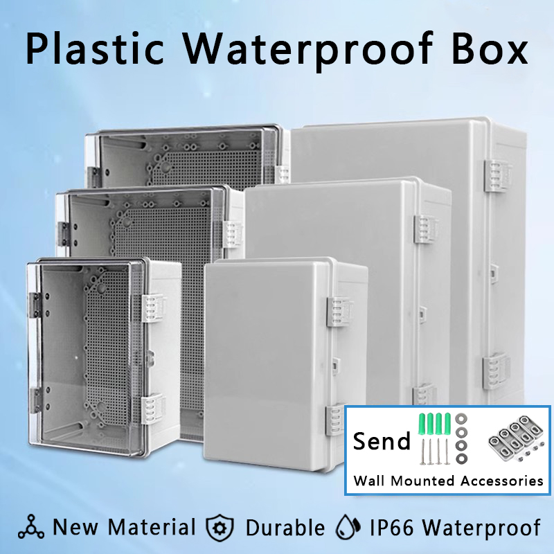 IP66 Waterproof Gray/Transpare - đánh giá và giá Outdoor Power Junction Box