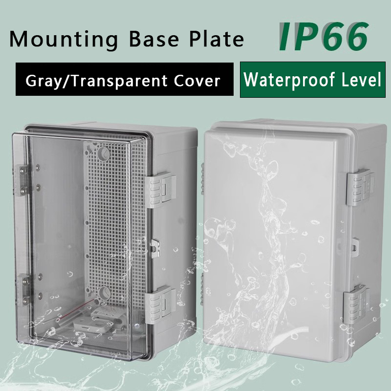 IP66 Waterproof Gray/Transpare - đánh giá và giá Outdoor Power Junction Box