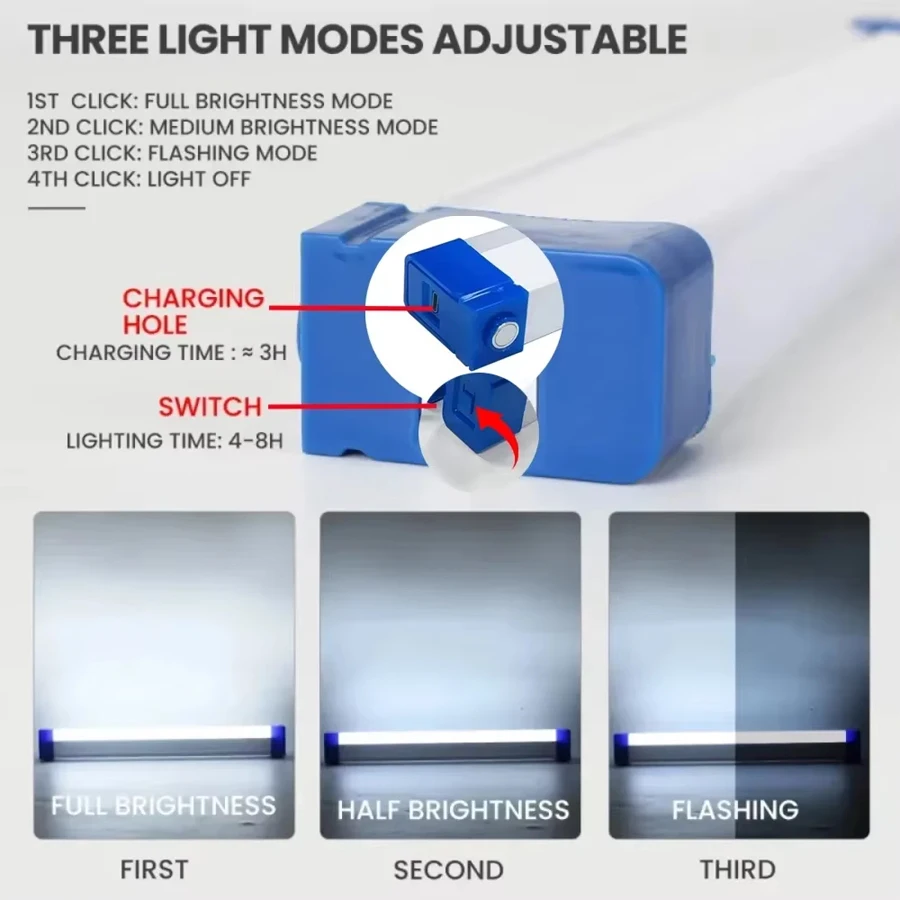LED Bar light Rechargeable Tub - đánh giá và giá Outdoor Power Bar