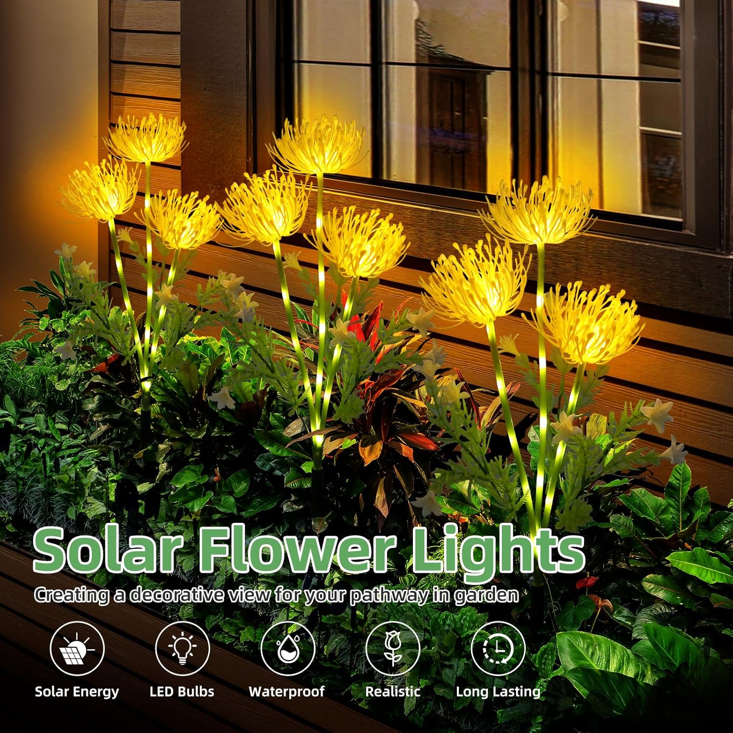 Solar Powered Spider Lily Flow - đánh giá và giá Outdoor Power House