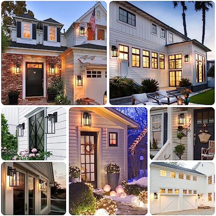 2-Pack Outdoor Wall Sconce Wat - đánh giá và giá Outdoor Power House