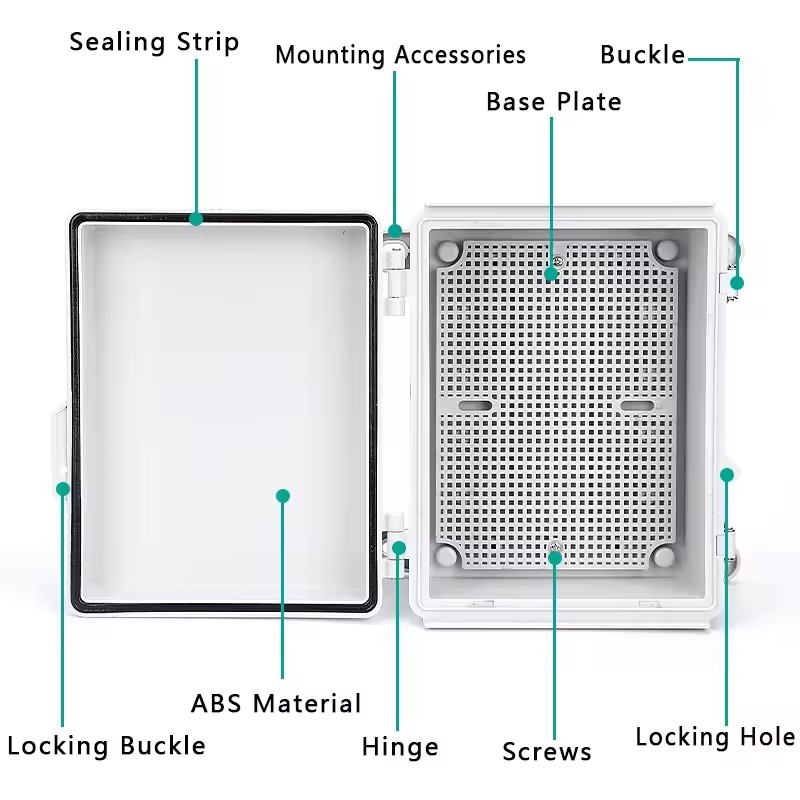 IP66 Electrical Plastic Enclos - đánh giá và giá Outdoor Power Junction Box