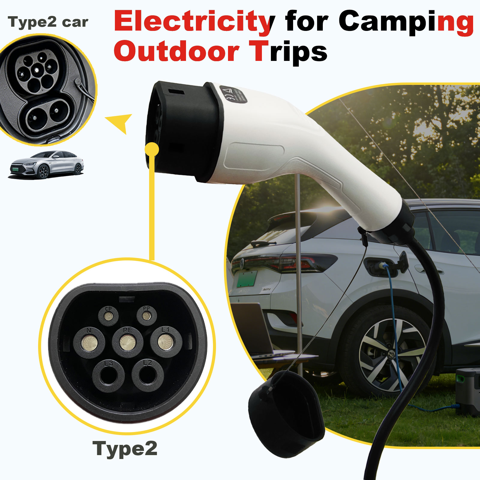 Type2 V2L Discharge Adapter 16 - đánh giá và giá Outdoor Power Usa