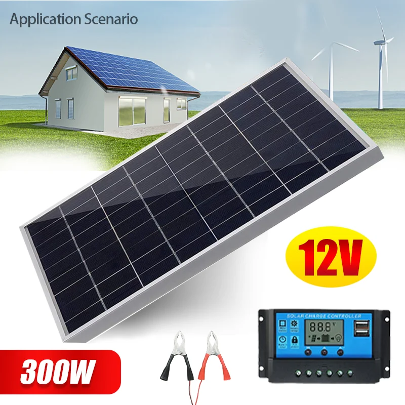 600W 12V Complete Solar Panel  - đánh giá và giá Outdoor Power Kit