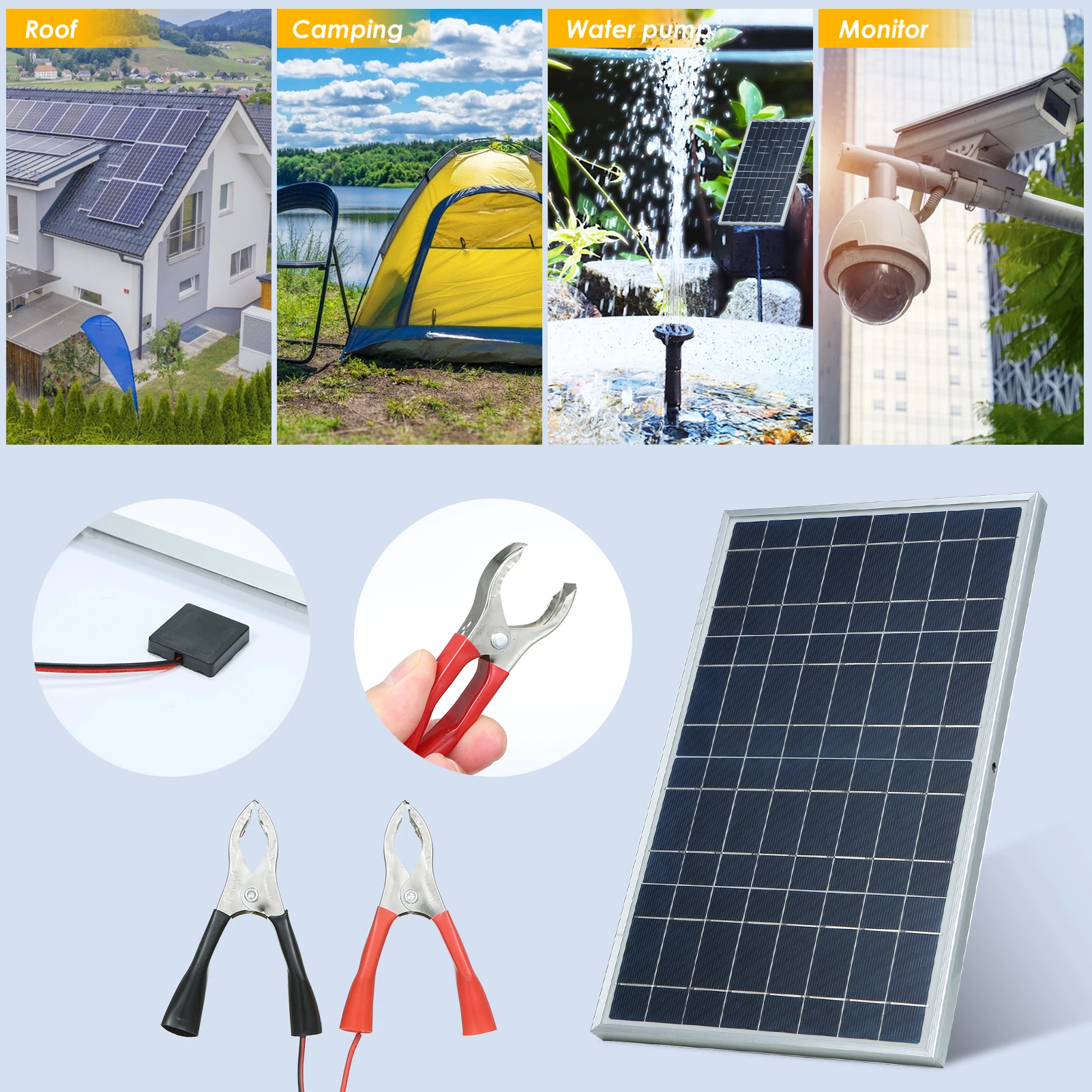 600W 12V Complete Solar Panel  - đánh giá và giá Outdoor Power Kit