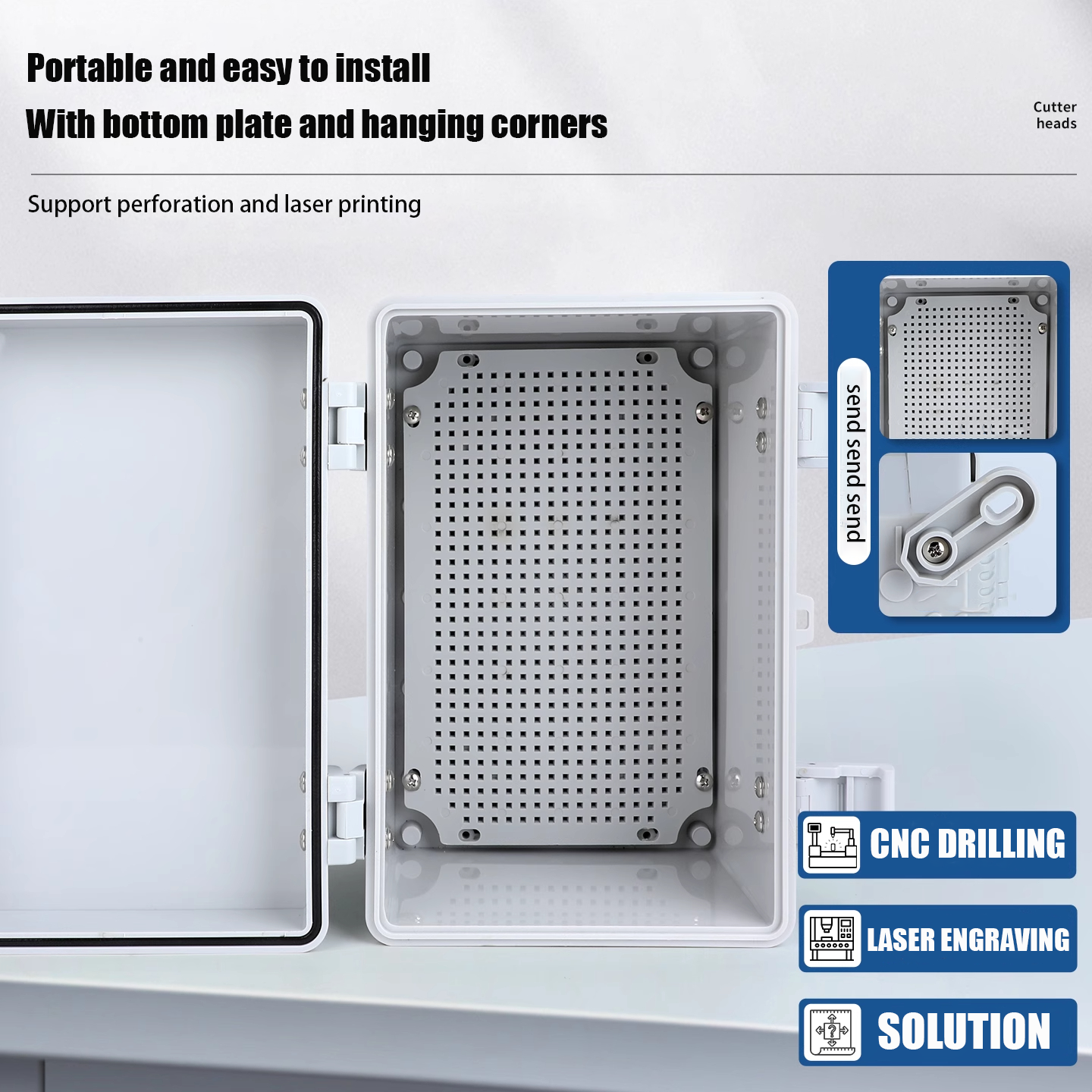 IP66 Waterproof Transparent/Gr - đánh giá và giá Outdoor Power Junction Box