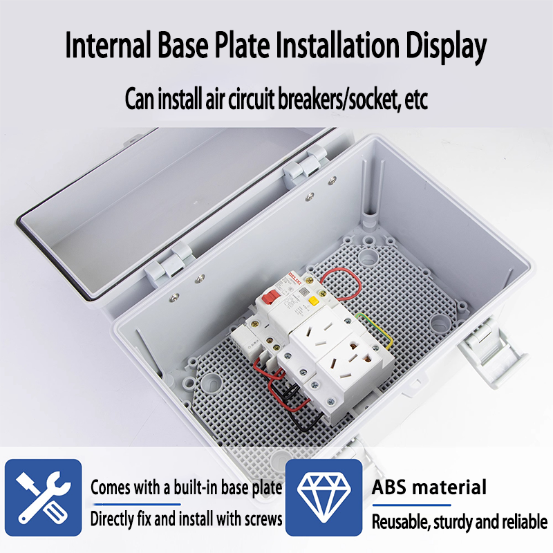 IP66 Waterproof Transparent AB - đánh giá và giá Outdoor Power Junction Box