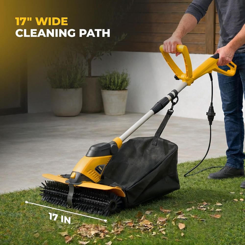 boldworks Electric Power Broom - đánh giá và giá Outdoor Power Broom