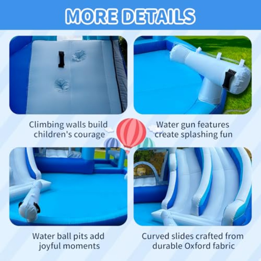 Inflatable Bounce House Water  - đánh giá và giá Outdoor Power House