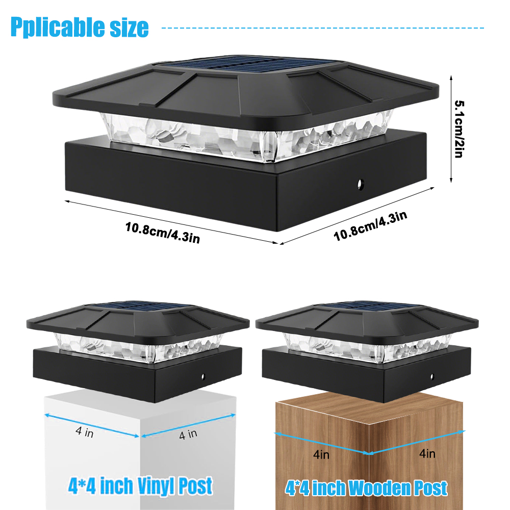 Outdoor Solar Post Cap Lights  - đánh giá và giá Outdoor Power Post