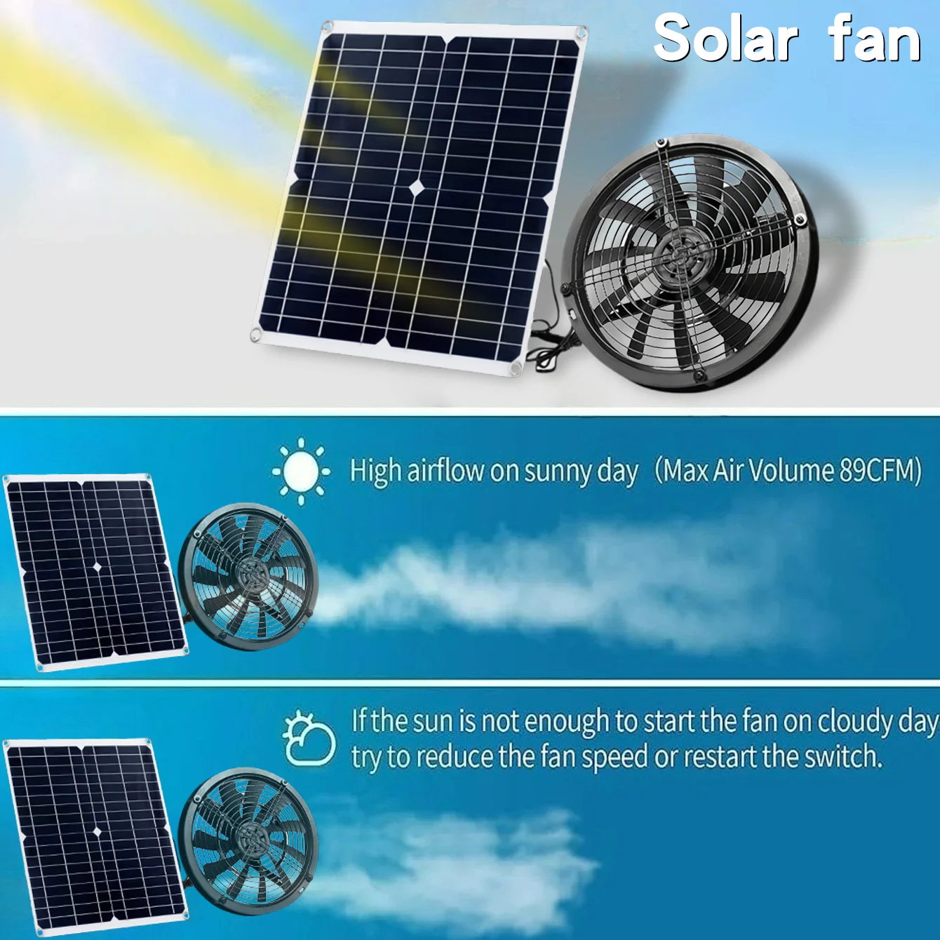 15W 25W NEW Solar Powered Exha - đánh giá và giá Outdoor Power House