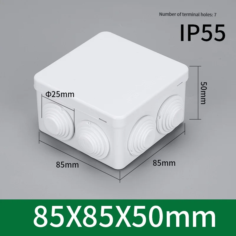 85 * 85 * 50 Outdoor Ip55 Plas - đánh giá và giá Outdoor Power Junction Box