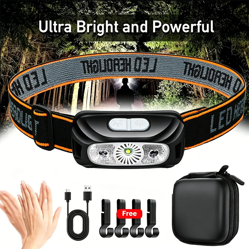 Strong Light Headlamp Portable - đánh giá và giá Outdoor Power Usb