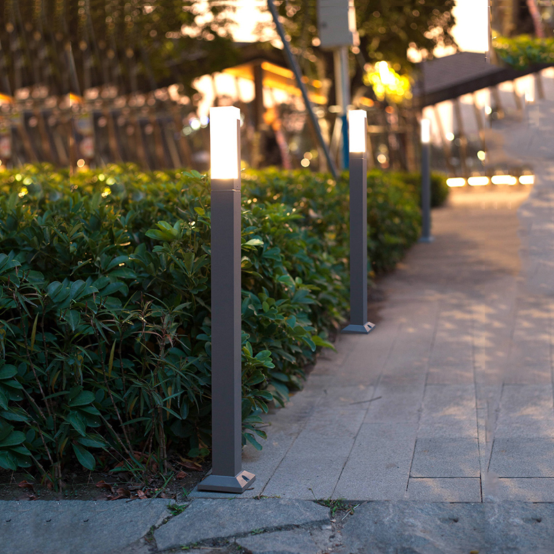 5W LED Garden Lawn Lamp Simple - đánh giá và giá Outdoor Power Post