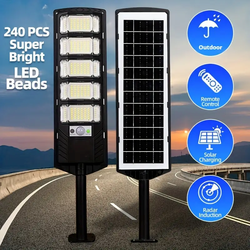 100000LM Solar Light Commercia - đánh giá và giá Outdoor Power Post