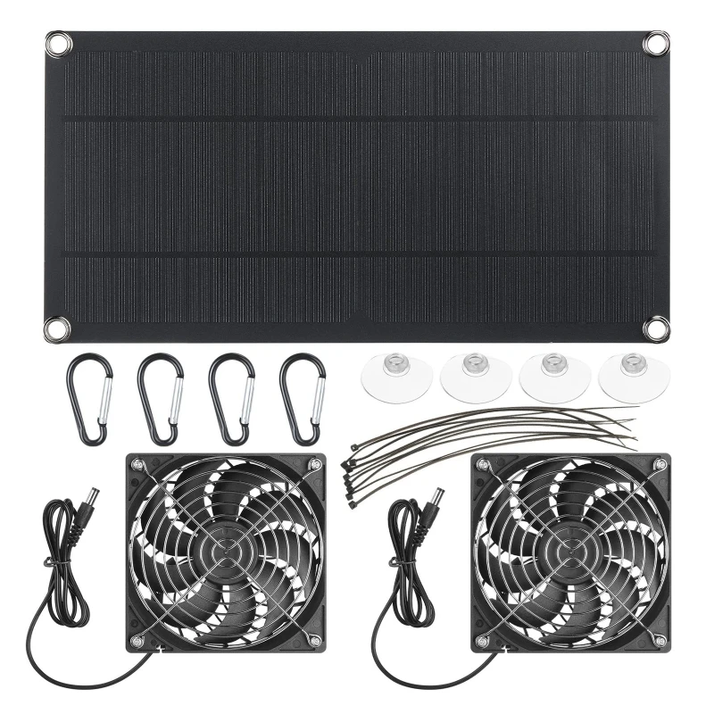 100W Solar Panel Exhaust Fan A - đánh giá và giá Outdoor Power House