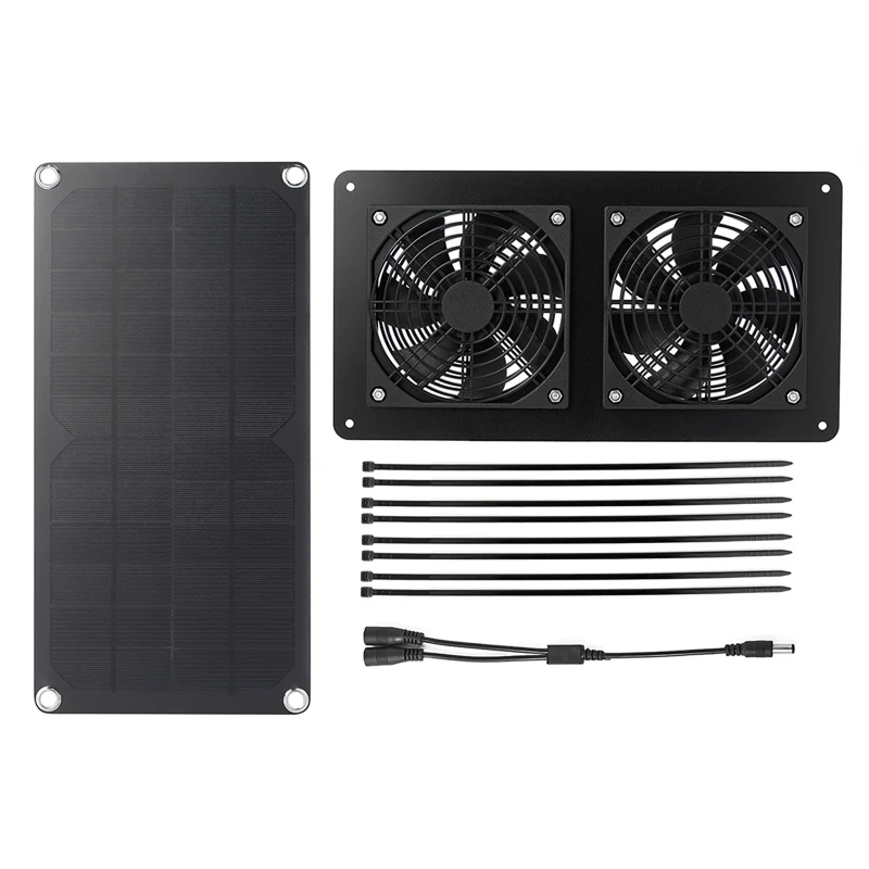 100W Solar Panel Exhaust Fan A - đánh giá và giá Outdoor Power House