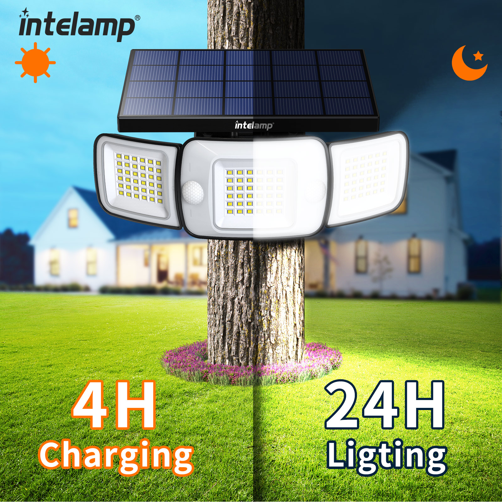 intelamp 6000mah Outdoor Solar - đánh giá và giá Outdoor Power Post
