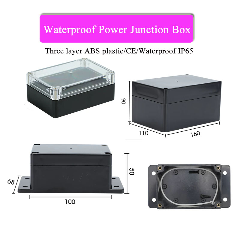 ABS Plastic Black Triple Water - đánh giá và giá Outdoor Power Junction Box