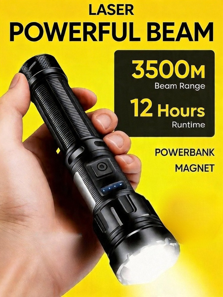 Laser Handheld Flashlight Rech - đánh giá và giá Outdoor Power Usb