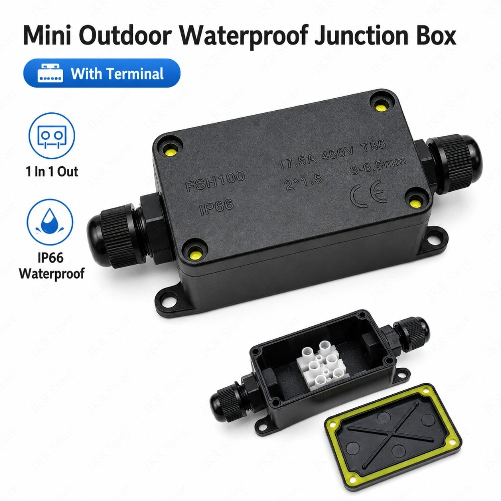 IP66 Waterproof Cable Junction - đánh giá và giá Outdoor Power Junction Box