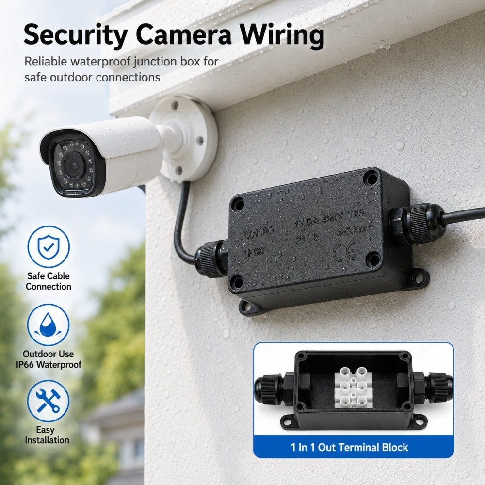 IP66 Waterproof Cable Junction - đánh giá và giá Outdoor Power Junction Box