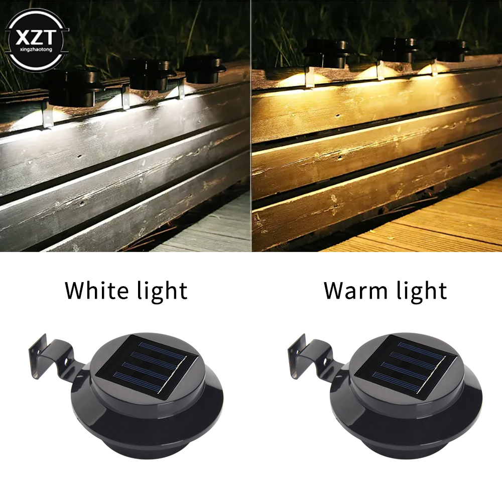 3 LED Solar Spot Garden Round  - đánh giá và giá Outdoor Power Post