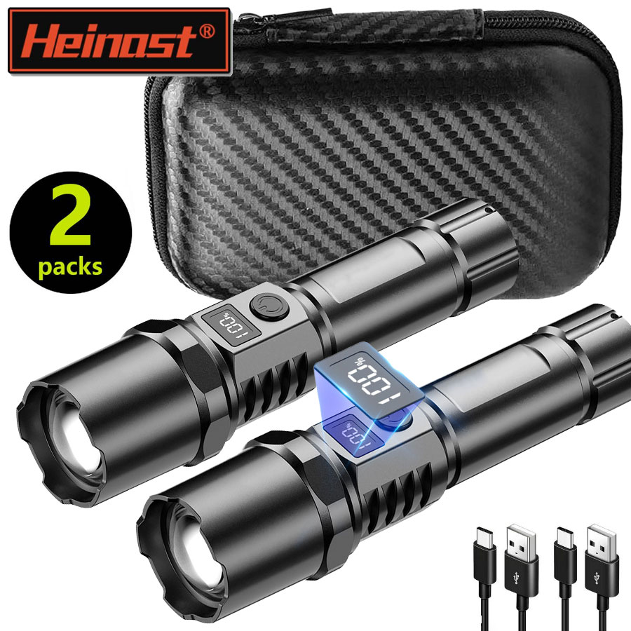 High Power XHP100 Led Flashlig - đánh giá và giá Outdoor Power Usb