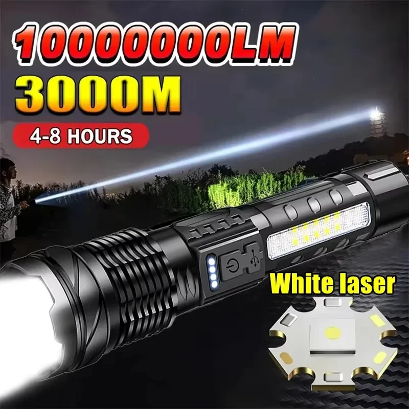 Powerful LED Flashlight Batter - đánh giá và giá Outdoor Power Usb