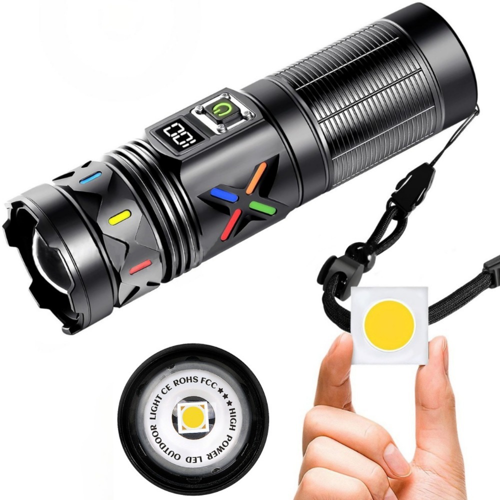 High Power LED Flashlight Tele - đánh giá và giá Outdoor Power Usb