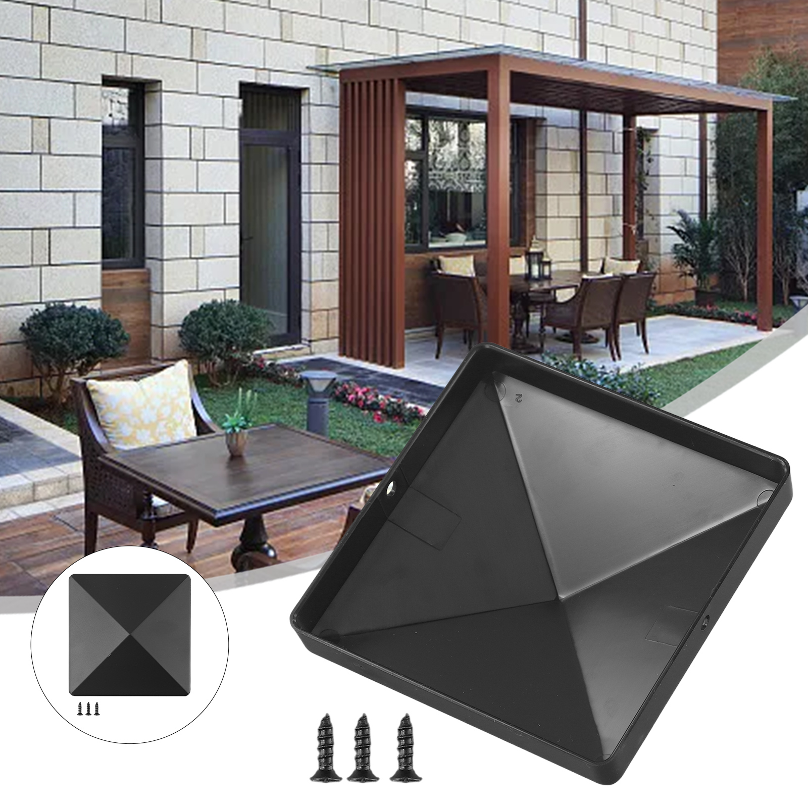 4 Inch Plastic Fence Post Cap  - đánh giá và giá Outdoor Power Post