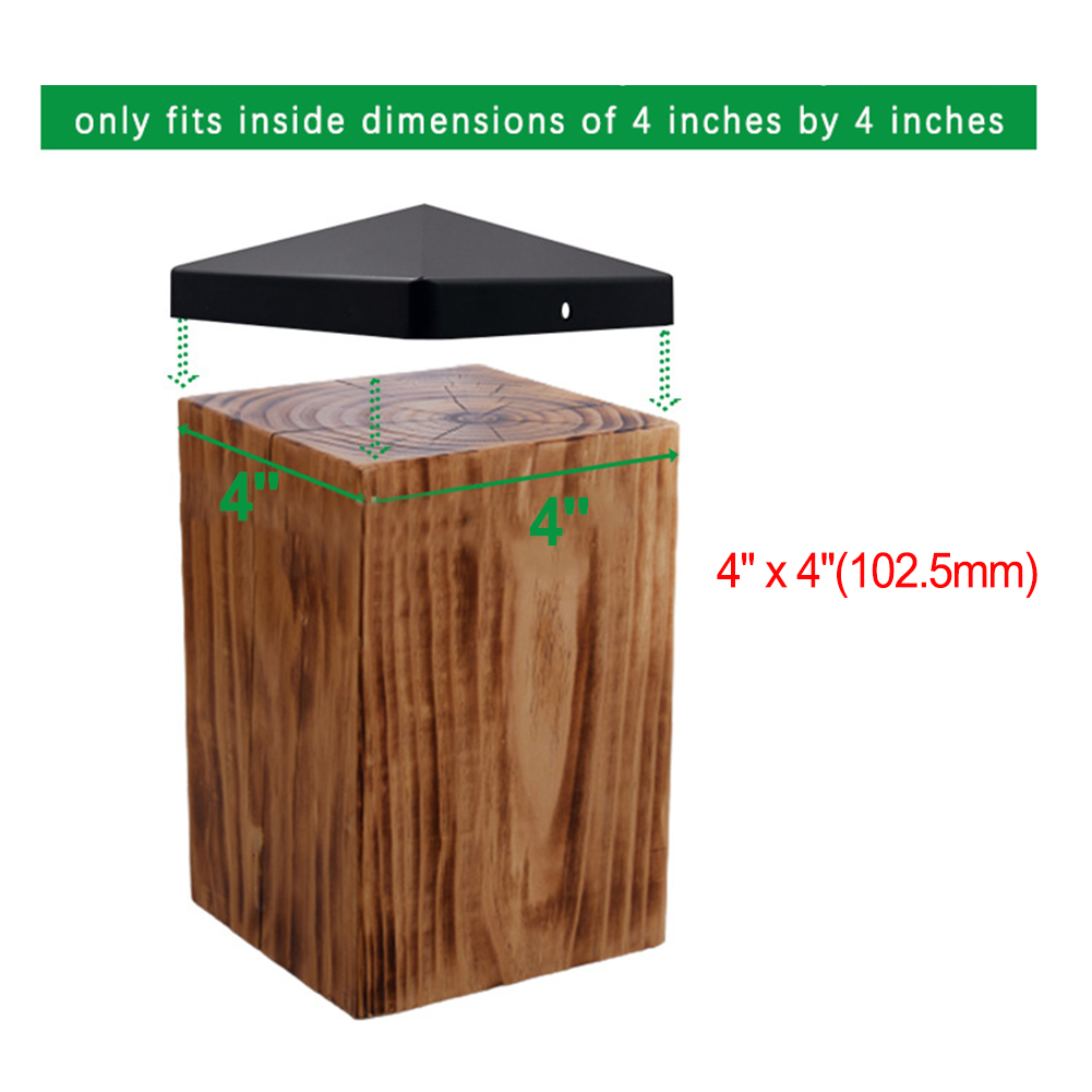 4 Inch Plastic Fence Post Cap  - đánh giá và giá Outdoor Power Post